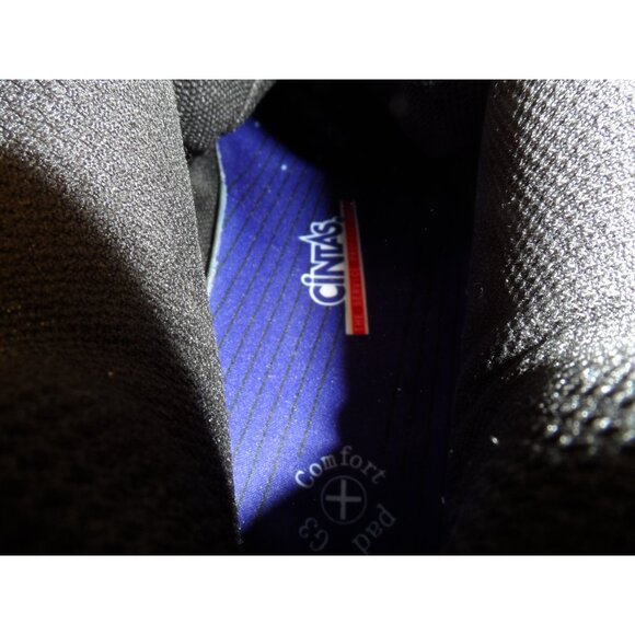 Cintas Men's Low-Cut Steel Toe Work Shoes 83726-35 Black Leather Size 14W - Picture 7 of 8